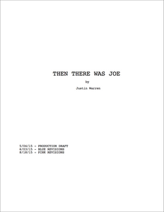 Then There Was Joe - Official Shooting Script [PDF Download]